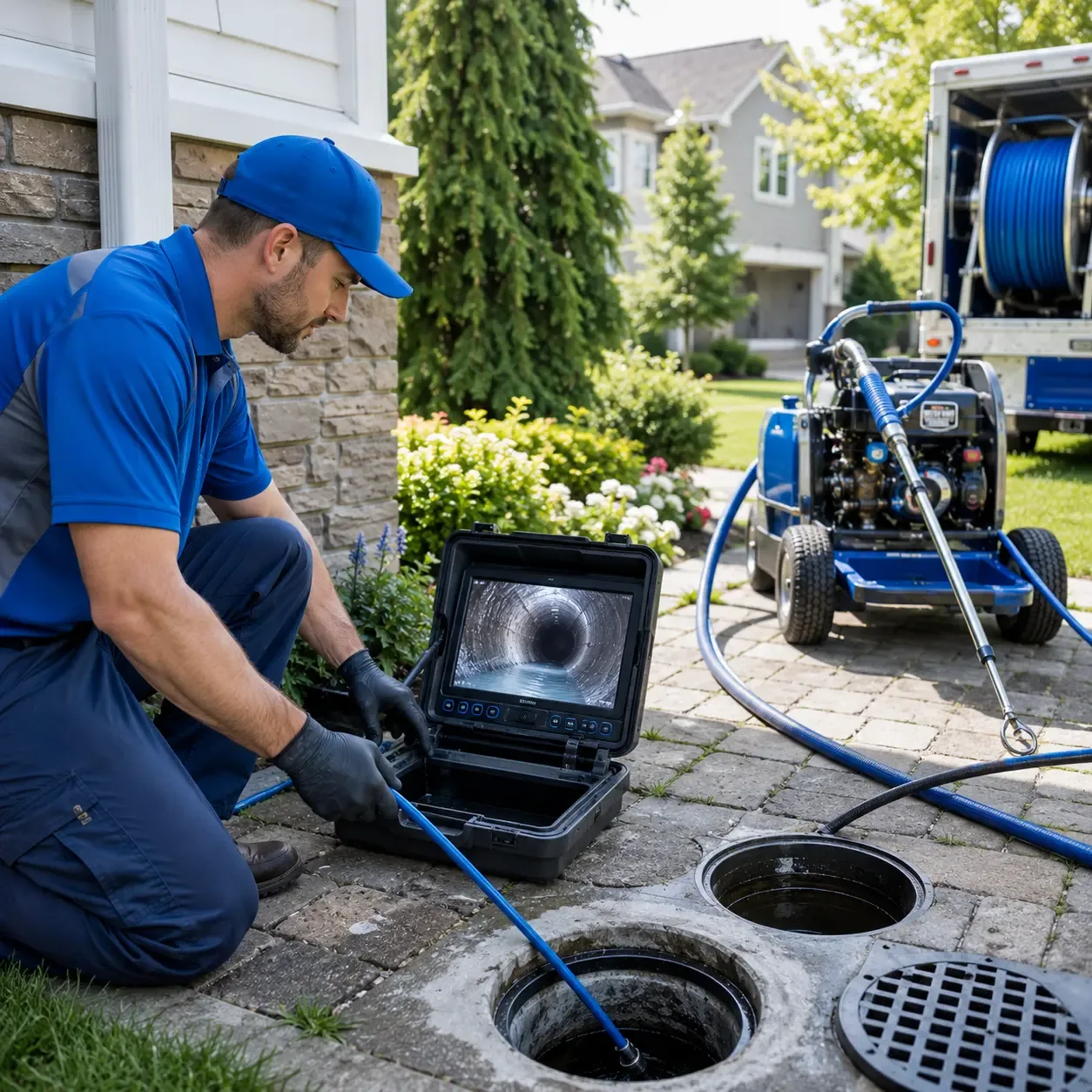 Outdoor drain cleaning professionals serving Diberville, MS
